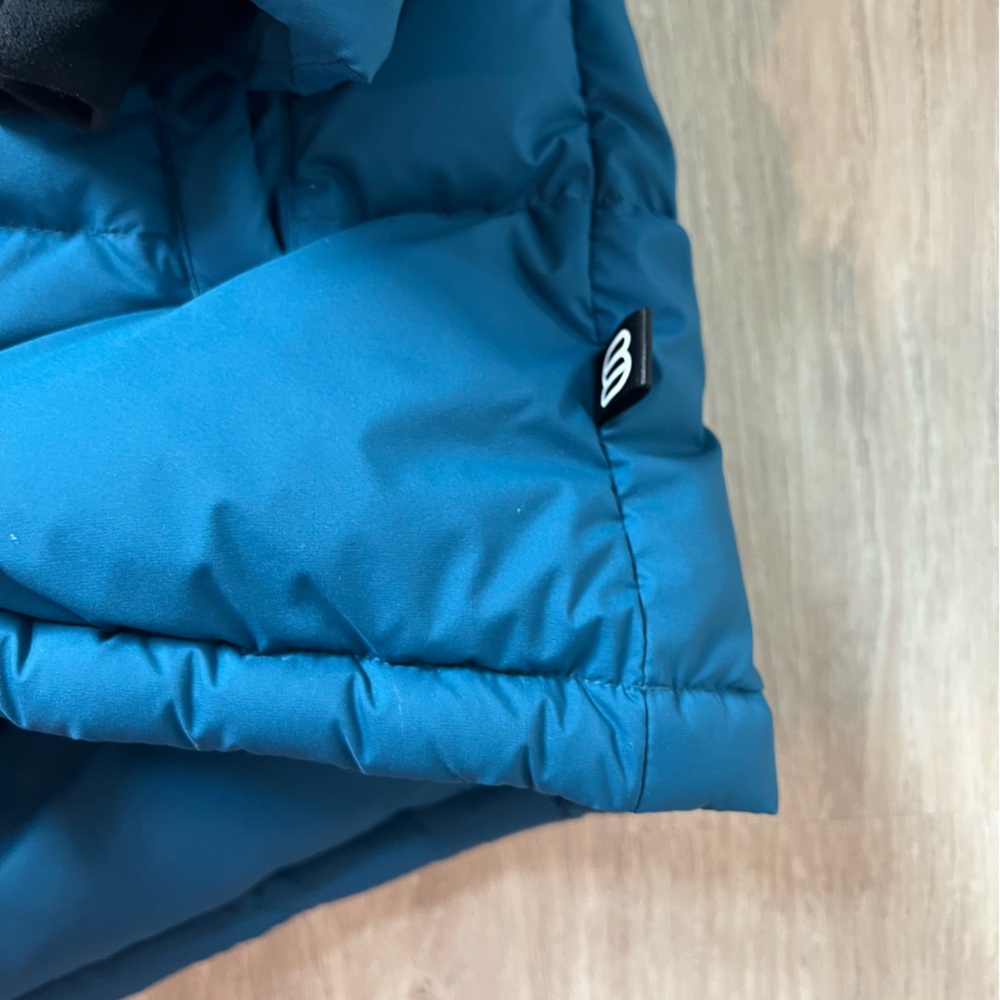Aritzia TNA Super Puff Jacket Blue | Goose Down Puffer Coat - Picture 4 of 8